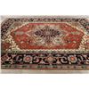 Image 9 : A WOOL HAND KNOTTED SERAPI ORIENTAL AREA RUG.