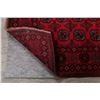 Image 10 : A WOOL HAND KNOTTED HALLWAY RUG RUNNER.