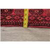 Image 11 : A WOOL HAND KNOTTED HALLWAY RUG RUNNER.