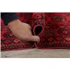 Image 12 : A WOOL HAND KNOTTED HALLWAY RUG RUNNER.