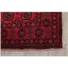 Image 6 : A WOOL HAND KNOTTED HALLWAY RUG RUNNER.
