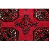 Image 7 : A WOOL HAND KNOTTED HALLWAY RUG RUNNER.
