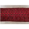 Image 9 : A WOOL HAND KNOTTED HALLWAY RUG RUNNER.