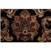 Image 8 : A WOOL HAND KNOTTED FLORAL ORIENTAL AREA RUG.