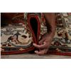 Image 11 : A WOOL HAND KNOTTED SERAPI ORIENTAL AREA RUG.