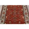 Image 3 : A WOOL HAND KNOTTED SERAPI ORIENTAL AREA RUG.