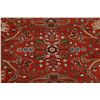Image 4 : A WOOL HAND KNOTTED SERAPI ORIENTAL AREA RUG.