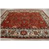 Image 8 : A WOOL HAND KNOTTED SERAPI ORIENTAL AREA RUG.