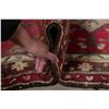 Image 12 : A WOOL HAND KNOTTED HALLWAY ORIENTAL RUG RUNNER.