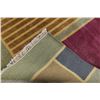 Image 10 : A WOOL HAND KNOTTED TIBETAN ORIENTAL AREA RUG.