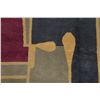 Image 7 : A WOOL HAND KNOTTED TIBETAN ORIENTAL AREA RUG.