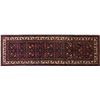 Image 12 : A WOOL HAND KNOTTED MALAYER ORIENTAL RUG RUNNER.