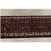 Image 3 : A WOOL HAND KNOTTED MALAYER ORIENTAL RUG RUNNER.