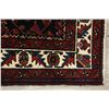 Image 7 : A WOOL HAND KNOTTED MALAYER ORIENTAL RUG RUNNER.