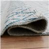Image 10 : A WOOL HAND KNOTTED MOROCCAN AREA RUG.