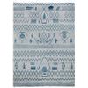 Image 1 : A WOOL HAND KNOTTED MOROCCAN AREA RUG.