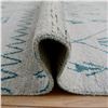 Image 9 : A WOOL HAND KNOTTED MOROCCAN AREA RUG.