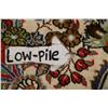 Image 11 : A WOOL HAND KNOTTED FLORAL ORIENTAL AREA RUG.