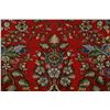 Image 6 : A WOOL HAND KNOTTED FLORAL ORIENTAL AREA RUG.