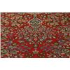 Image 7 : A WOOL HAND KNOTTED FLORAL ORIENTAL AREA RUG.