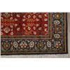 Image 9 : A WOOL HAND KNOTTED FLORAL ORIENTAL AREA RUG.