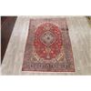 Image 2 : A WOOL HAND KNOTTED ORIENTAL AREA RUG.