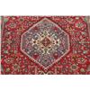 Image 4 : A WOOL HAND KNOTTED ORIENTAL AREA RUG.
