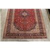 Image 7 : A WOOL HAND KNOTTED FLORAL ORIENTAL AREA RUG.