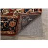 Image 10 : A WOOL HAND KNOTTED MEDALLION AREA RUG.