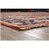 Image 11 : A WOOL HAND KNOTTED MEDALLION AREA RUG.