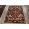 Image 2 : A WOOL HAND KNOTTED MEDALLION AREA RUG.