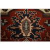 Image 7 : A WOOL HAND KNOTTED MEDALLION AREA RUG.