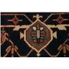 Image 8 : A WOOL HAND KNOTTED MEDALLION AREA RUG.