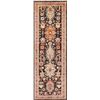 Image 1 : A WOOL HAND KNOTTED SERAPI ORIENTAL RUG RUNNER.