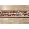 Image 9 : A WOOL HAND KNOTTED SERAPI ORIENTAL RUG RUNNER.