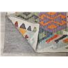 Image 10 : A WOVEN HAND KNOTTED TURKISH KILIM RUNNER.