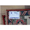 Image 10 : A WOOL HAND KNOTTED KAZAK ORIENTAL AREA RUG.