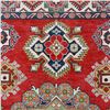 Image 4 : A WOOL HAND KNOTTED KAZAK ORIENTAL AREA RUG.