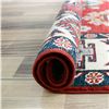 Image 5 : A WOOL HAND KNOTTED KAZAK ORIENTAL AREA RUG.