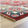 Image 7 : A WOOL HAND KNOTTED KAZAK ORIENTAL AREA RUG.