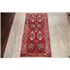 Image 2 : A WOOL HAND KNOTTED ORIENTAL AREA RUG.