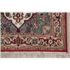 Image 6 : A WOOL HAND KNOTTED HERIZ ORIENTAL AREA RUG.