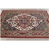 Image 9 : A WOOL HAND KNOTTED HERIZ ORIENTAL AREA RUG.