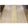 Image 2 : A WOOL HAND KNOTTED OUSHAK RUG RUNNER.
