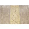 Image 3 : A WOOL HAND KNOTTED OUSHAK RUG RUNNER.