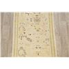 Image 4 : A WOOL HAND KNOTTED OUSHAK RUG RUNNER.
