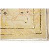 Image 6 : A WOOL HAND KNOTTED OUSHAK RUG RUNNER.