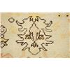 Image 7 : A WOOL HAND KNOTTED OUSHAK RUG RUNNER.