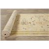 Image 8 : A WOOL HAND KNOTTED OUSHAK RUG RUNNER.