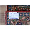 Image 10 : A WOOL HAND KNOTTED KAZAK ORIENTAL AREA RUG.